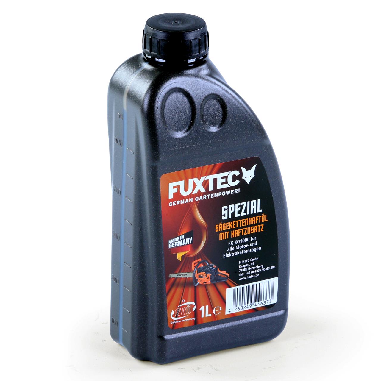 Olio per motoseghe FUXTEC con additivo adesivo Olio per catene 1 L
